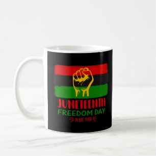 Zwarte geschiedenis van de 11e Dag van de Vrijheid Koffiemok