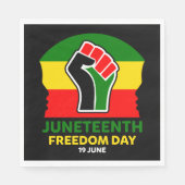 Zwarte geschiedenis van de 11e Dag van de Vrijheid Servet (Voorkant)