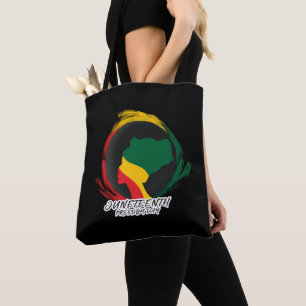 Zwarte geschiedenis van de 11e Dag van de Vrijheid Tote Bag