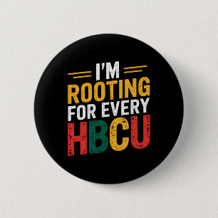 Zwarte geschiedenis van HBCU maand ik rij voor elk Ronde Button 5,7 Cm