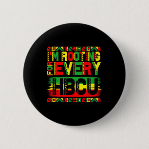 Zwarte geschiedenis van HBCU maand ik rij voor elk Ronde Button 5,7 Cm