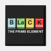 Zwarte geschiedenis van het eerste element magneet (Voorkant)