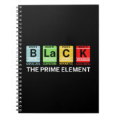 Zwarte geschiedenis van het eerste element notitieboek (Voorkant)