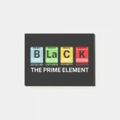 Zwarte geschiedenis van het eerste element post-it® notes (Voorkant)