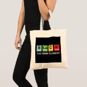 Zwarte geschiedenis van het eerste element tote bag (Voorkant (product))