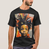 Zwarte geschiedenis viert Afro-Amerikaanse maand k T-shirt (Voorkant)