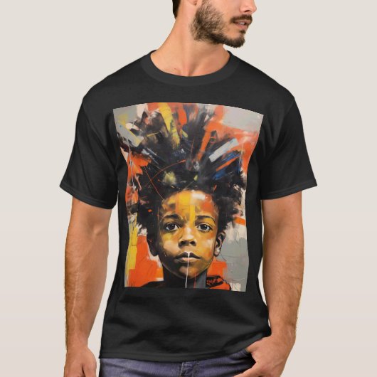 Zwarte geschiedenis viert Afro-Amerikaanse maand k T-shirt (Voorkant)