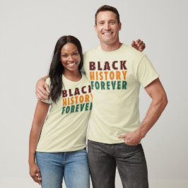 Zwarte Geschiedenis Voor Altijd T-shirt