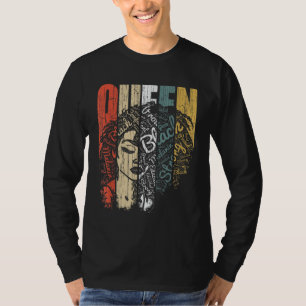 Zwarte Geschiedenis voor Vrouwen Afrikaanse Kledin T-shirt