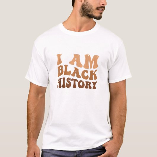 Zwarte geschiedenis Zwarte geschiedenis T-shirt (Voorkant)