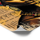 Zwarte geschiedenis Zwarte geschiedenis Zwarte ges Poster (Hoek)