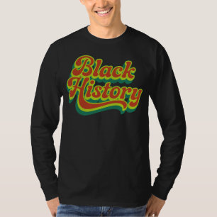 Zwarte geschiedenis, zwarte levens zijn belangrijk t-shirt