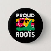 Zwarte geschiedenisgroep van Mijn worstButton Ronde Button 5,7 Cm (Voorkant)