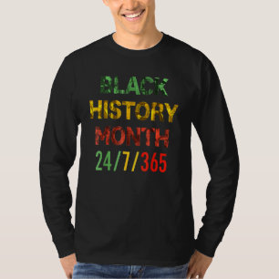 Zwarte geschiedenismaand 2022 Zwarte geschiedenis T-shirt