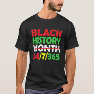 Zwarte geschiedenismaand 2022 Zwarte geschiedenis  T-shirt