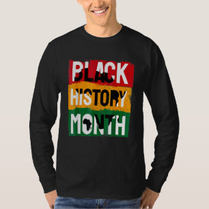 Zwarte geschiedenismaand 2022 Zwarte geschiedenis  T-shirt
