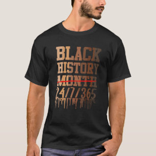 Zwarte geschiedenismaand 2022 Zwarte geschiedenis T-shirt