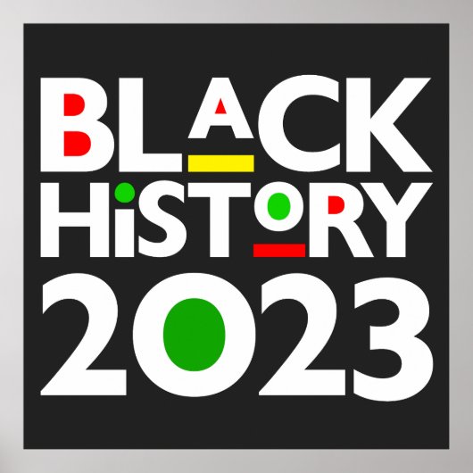 Zwarte geschiedenismaand 2023 Melanin Sista Bruh L Poster (Voorkant)