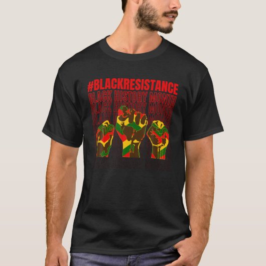 Zwarte geschiedenismaand 2023 t-shirt (Voorkant)