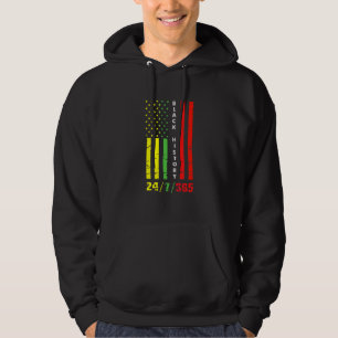 Zwarte geschiedenismaand 247365 Afrikaanse Amerika Hoodie