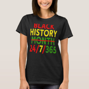 Zwarte geschiedenismaand 247365 Afrikaanse kaart M T-shirt