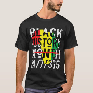 Zwarte geschiedenismaand 247365 Afrikaanse kaart M T-shirt