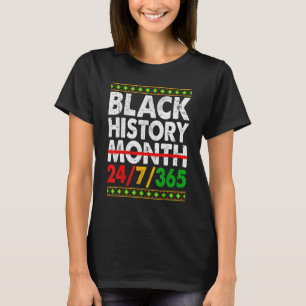Zwarte geschiedenismaand 247365 Afrikaanse kaart M T-shirt