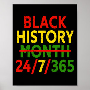 Zwarte geschiedenismaand 247365 Afrikaanse Melanin Poster