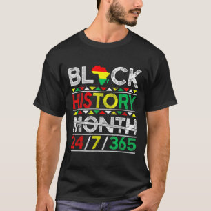 Zwarte geschiedenismaand 247365 Afrikaanse Melanin T-shirt