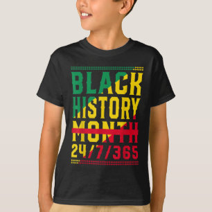 Zwarte geschiedenismaand 247365 Melanin Pride Afri T-shirt