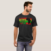 Zwarte-geschiedenismaand 247365 Zwarte-Mannen Vrou T-shirt (Voorkant volledig)