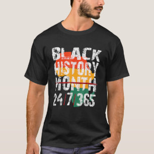 Zwarte geschiedenismaand 24/7/365 Afrika voor mann T-shirt