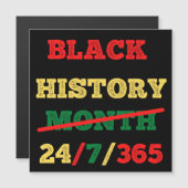 Zwarte geschiedenismaand 24/7/365 - Zwarte geschie (Voorkant / Achterkant)