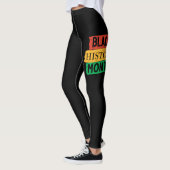 Zwarte geschiedenismaand (3) leggings (Links)