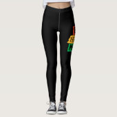 Zwarte geschiedenismaand (3) leggings (Voorkant)