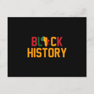 Zwarte geschiedenismaand (5) aankondigingskaart