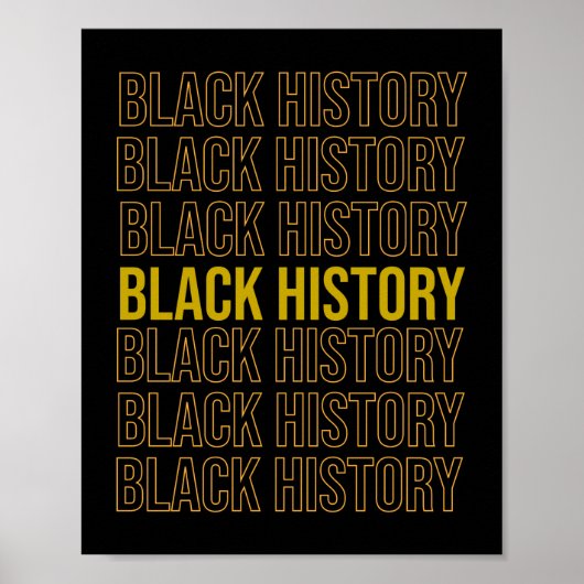 Zwarte geschiedenismaand (7) poster (Voorkant)