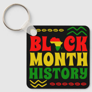 Zwarte geschiedenismaand, Afrikaans-amerikaans Sleutelhanger