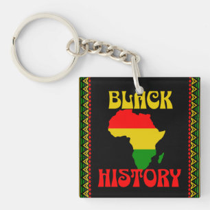 Zwarte geschiedenismaand, Afrikaans-amerikaans Sleutelhanger