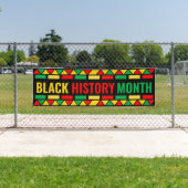 Zwarte geschiedenismaand, Afrikaanse Amerikaanse f Spandoek (Insitu)
