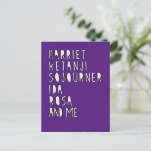 Zwarte geschiedenismaand, beroemde zwarte vrouweli briefkaart