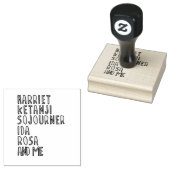 Zwarte geschiedenismaand, beroemde zwarte vrouweli rubberstempel (Gestempeld)