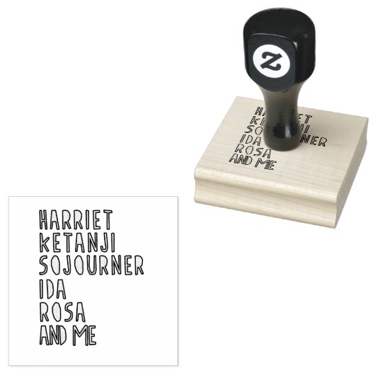 Zwarte geschiedenismaand, beroemde zwarte vrouweli rubberstempel (Gestempeld)