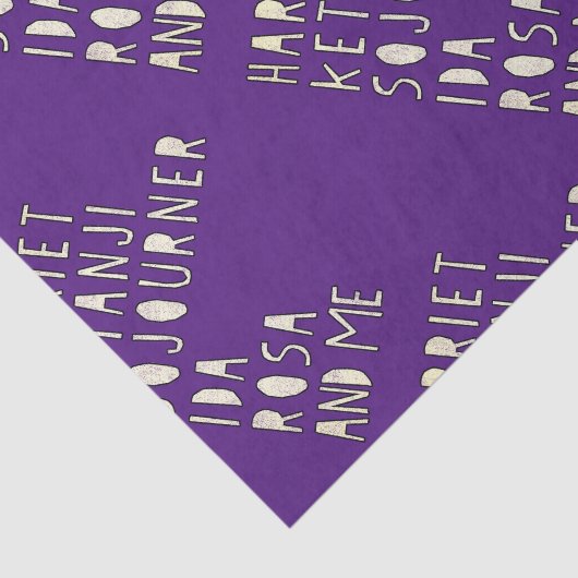 Zwarte geschiedenismaand, beroemde zwarte vrouweli tissuepapier (Detail)