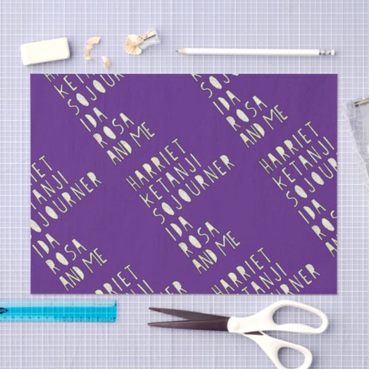 Zwarte geschiedenismaand, beroemde zwarte vrouweli tissuepapier (Craft)