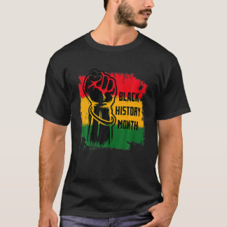 Zwarte geschiedenismaand BHM Afrikaanse trots eers T-shirt