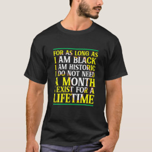 Zwarte geschiedenismaand - BLM Afrikaans-Amerikaan T-shirt