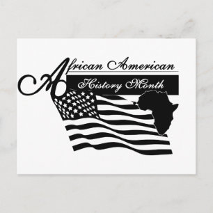 Zwarte geschiedenismaand briefkaart