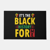 Zwarte geschiedenismaand Doormat Deurmat (Voorkant)