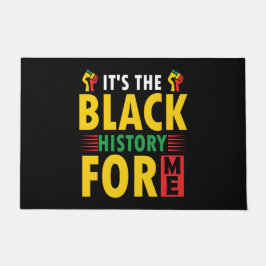 Zwarte geschiedenismaand Doormat Deurmat